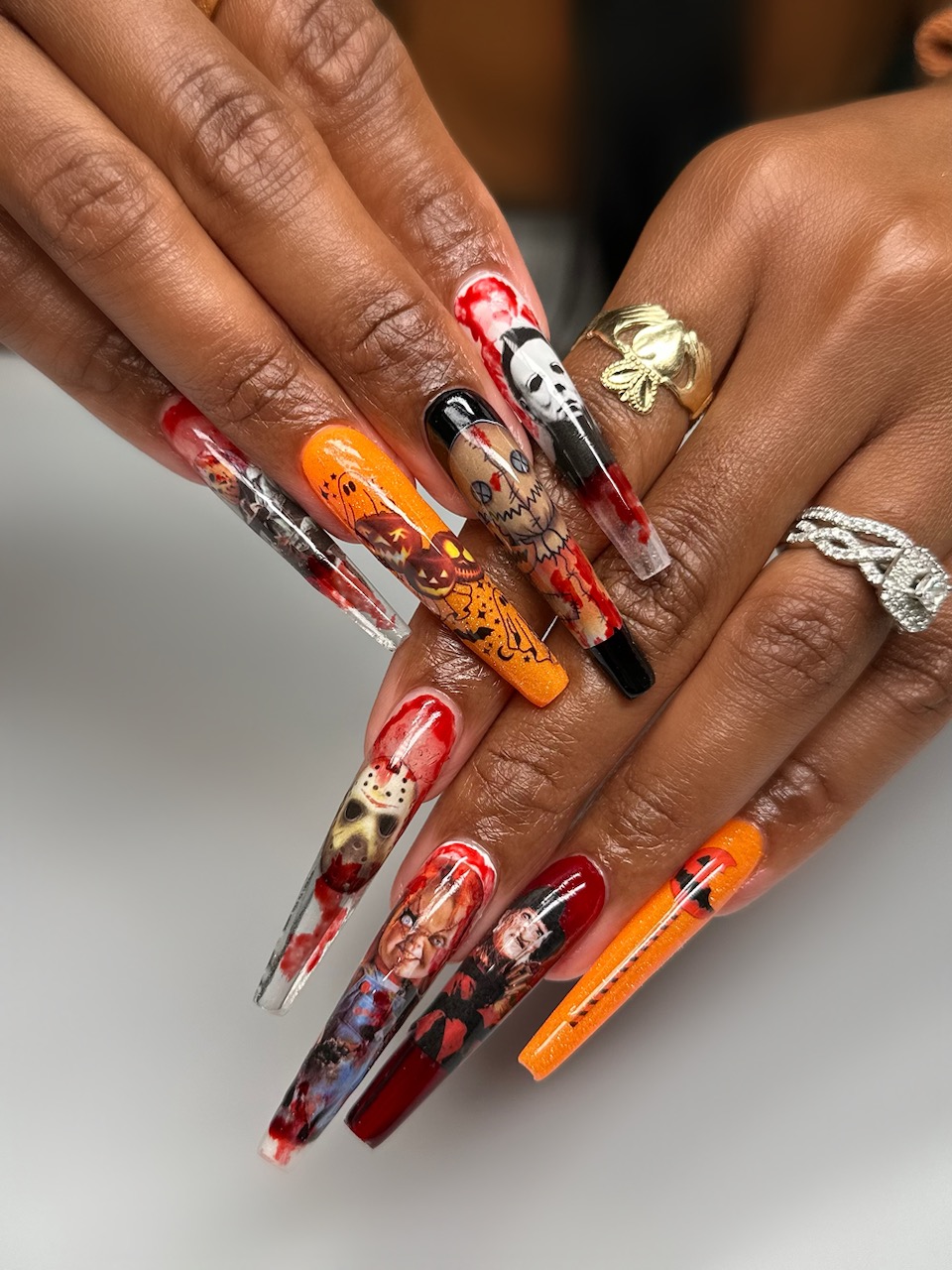 Asia Trending Halloween Nail Designs