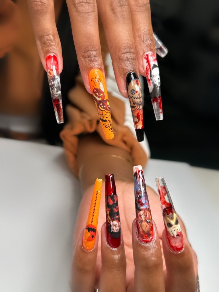 Asia Halloween Nail Designs