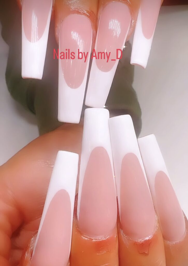 French tip gel x