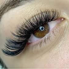 Beautiful volume lash extensions in Las Vegas, highlighting a full and glamorous look.